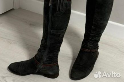 Сапоги женские натуральная кожа 38 р