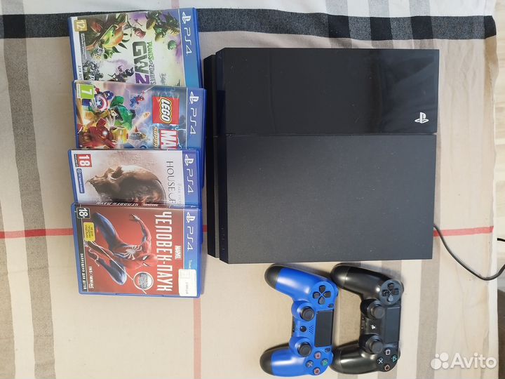 Sony playstation 4 500gb с играми