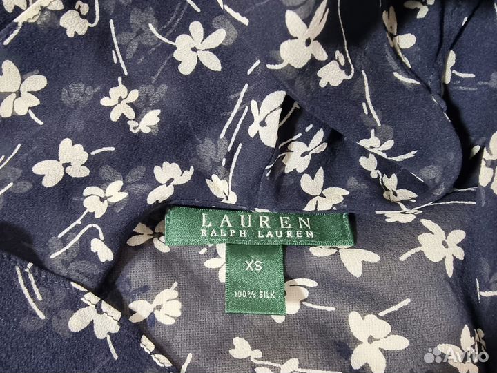 Шелковая элегантная блуза Ralph Lauren XS