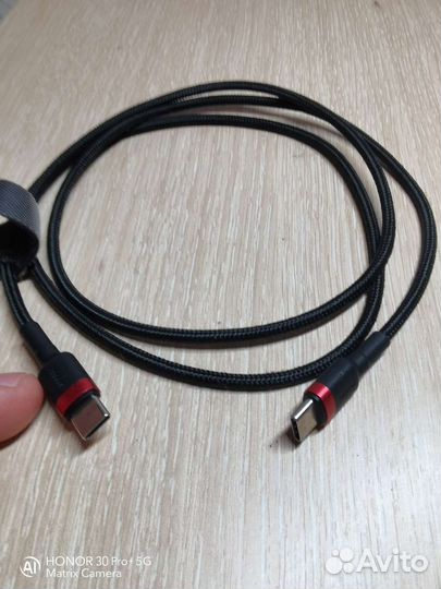 Кабель Baseus с Usb C на Usb Type C