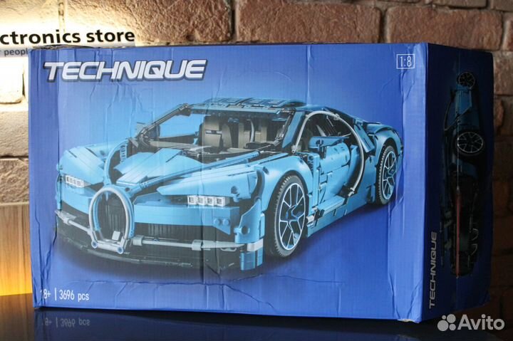 Конструктор Bugatti 3696 деталей аналог Lego