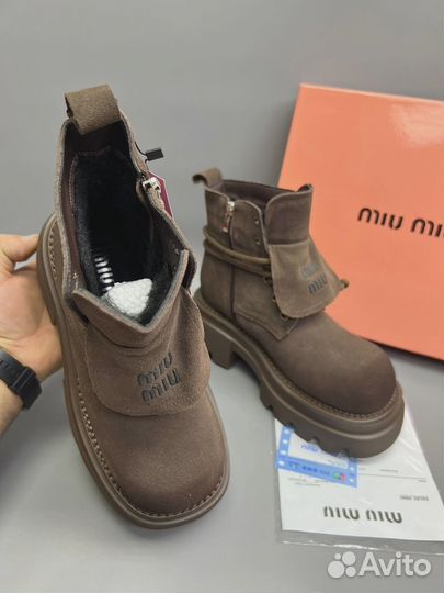 Ботинки полуботинки Miu Miu зимние