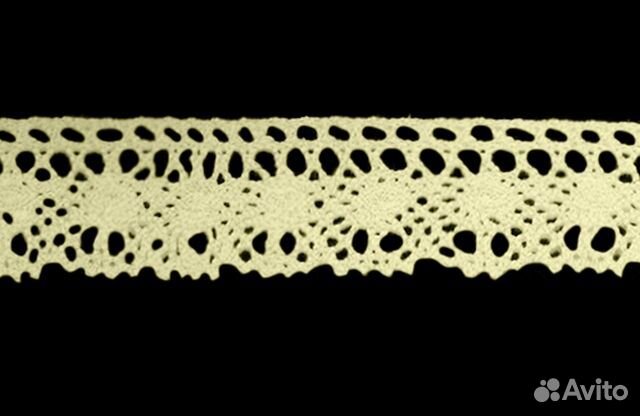 Кружево CL-071, 20мм*20м, цвет: неотбеленный