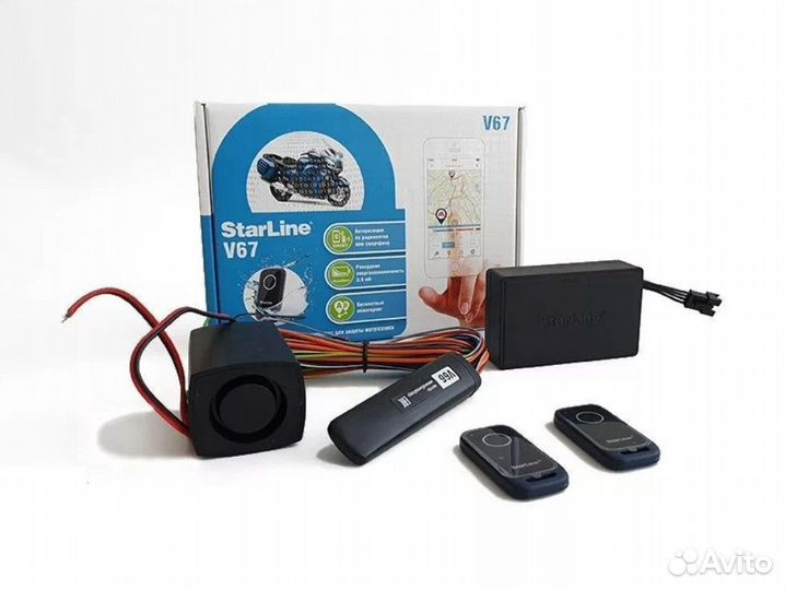 Сигнализация на мото StarLine V67 для мотоцикла