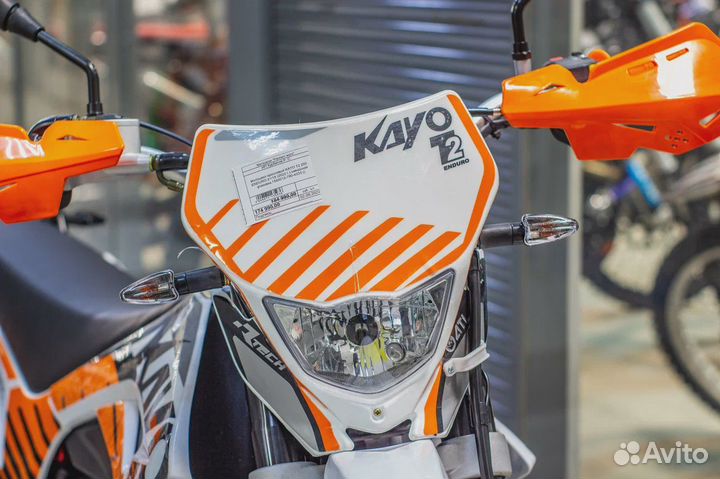 Мотоцикл кроссовый kayo T2 300 enduro 21/18 (2022)