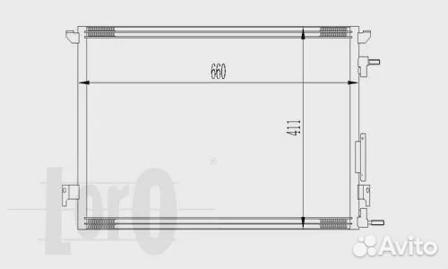 Радиатор кондиционера opel signum 02- 1.8 i 16V, vectra C 02- 1.6 i 16V, croma 194 05- 1.8 i 16V, 9