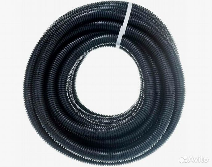 Труба гофрированная пнд 20мм с протяжкой черная