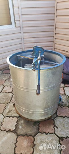 Медогонка 2х рамочная оборотная из нержавейки