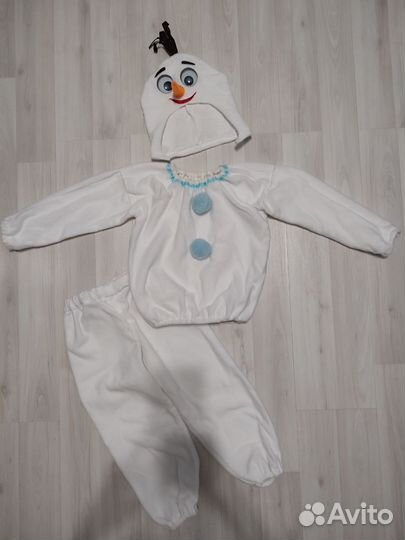 Костюм снеговика прокат 98 104