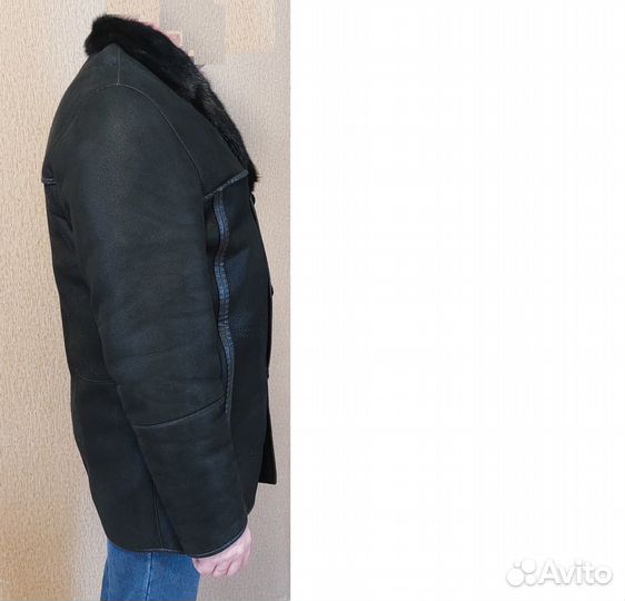 Дубленка натуральная мужская 50 52