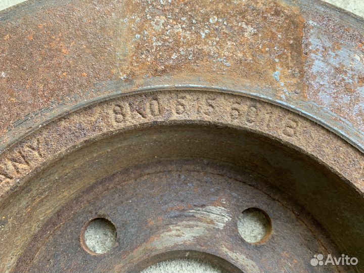 Диск тормозной задний Audi a6 c7