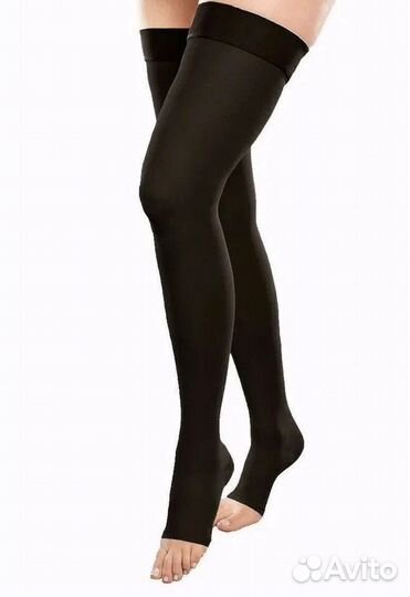 EU 226 Чулки компрессионные, откр. носок, унисекс