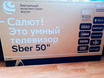 Телевизор Sber 50 UHD 4К (127 см), новый, гарантия