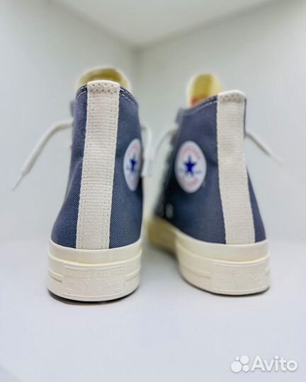 Converse Comme des Garcons play X 'Steel Gray'