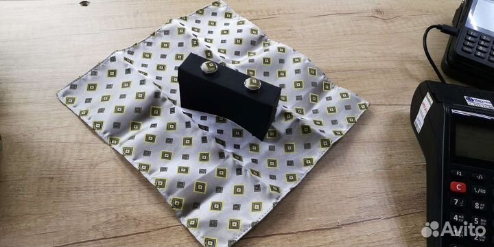 Набор шёлковый галстук запанки платок