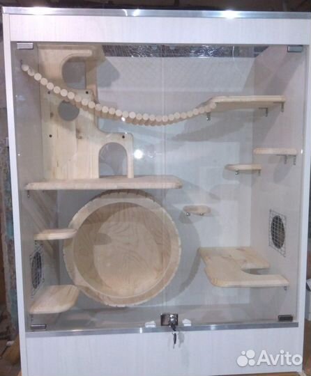 Клетка витрина для шиншиллы