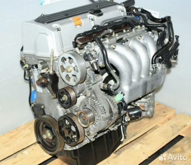 Контрактный Двигатель Honda K24A1 вп.кол, дрос, ра