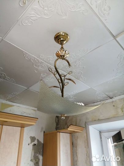 Люстра потолочная бу