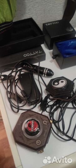 Роторная машинка для татуировок с расходниками