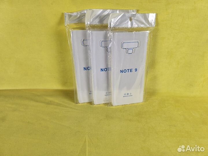 Чехол силиконовый-прозрачный (Samsung Note 9)