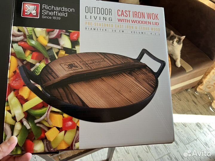 Казан чугунный 4,2 л новый