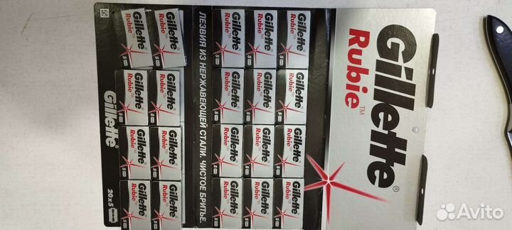 Лезвия для бритья gillette rubie