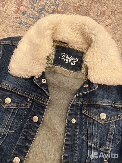 Джинсовая куртка укороченная Colins