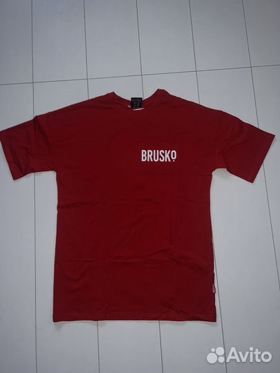 Футболка oversize красная XS