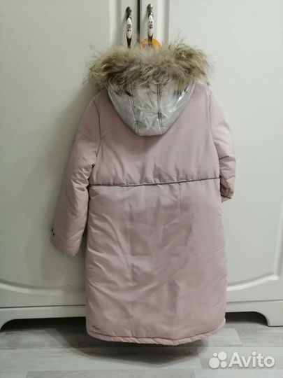Пальто зимнее для девочки 134 рост Moncler