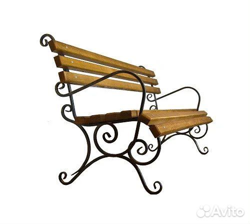 Скамейка лавочка лофт кованная