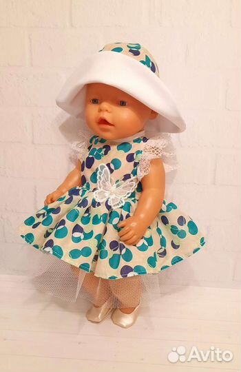 Платья для пупсов Беби Борн 42-43 см