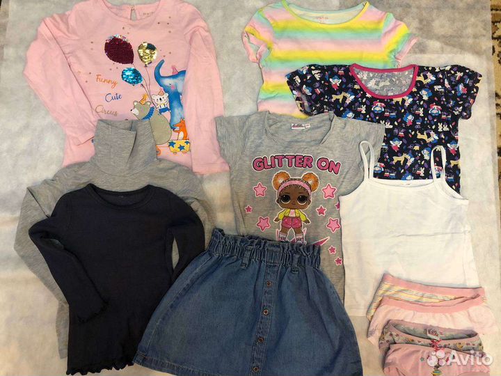 Вещи пакетом девочка 98-104