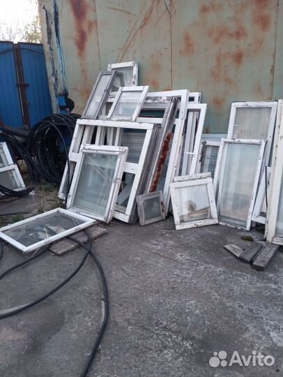 Окна пластиковые бу и балконные двери