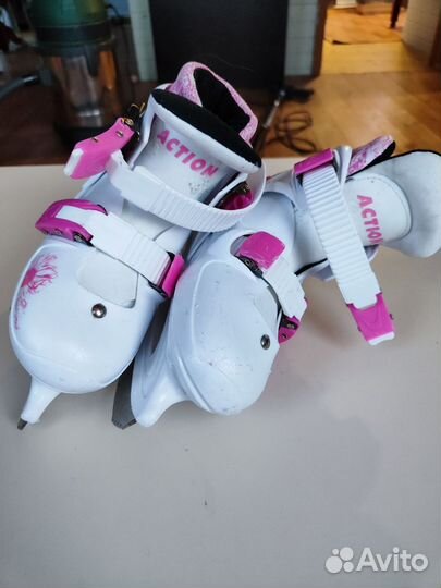 Коньки детские раздвижные 29 32