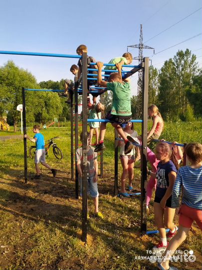 Спортивный комплекс площадка с качелями воркаут