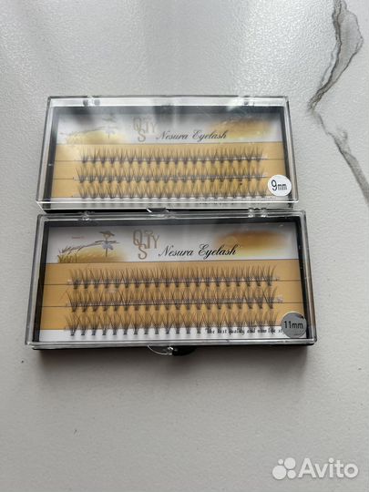 Накладные ресницы пучки