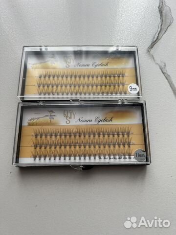Накладные ресницы пучки