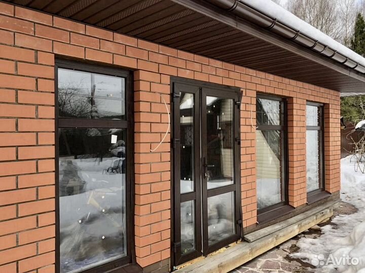 Пластиковые окна и двери новые