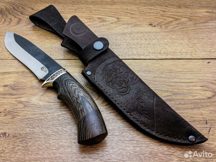 Нож Скиф из стали 95Х18 со следами ковки