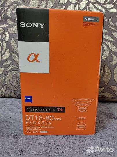 Объектив Sony Zeiss DT 16-80