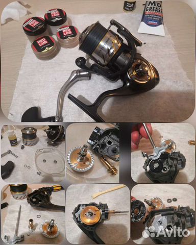 То и ремонт рыболовных катушек