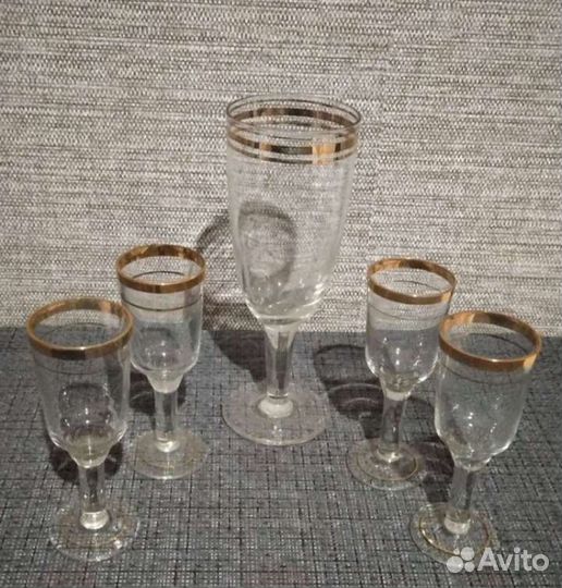 Бокалы, стопки, рюмки. Хрусталь и стекло
