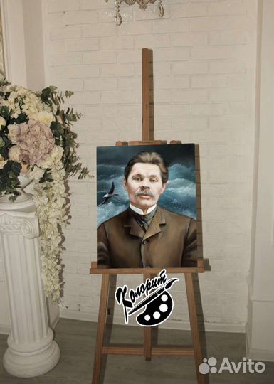 Портрет на холсте 40х50см. Максим Горький