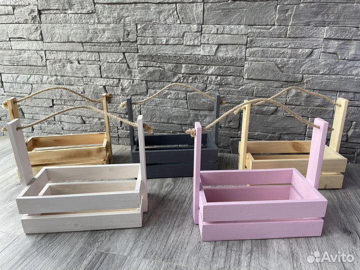 Деревянный декоративный ящик