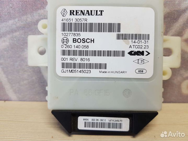 Блок управления 4WD Renault Duster 1 F4RA 2L MT