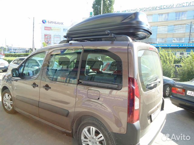 Багажник бокс на крышу Peugeot Partner (2007-2017)