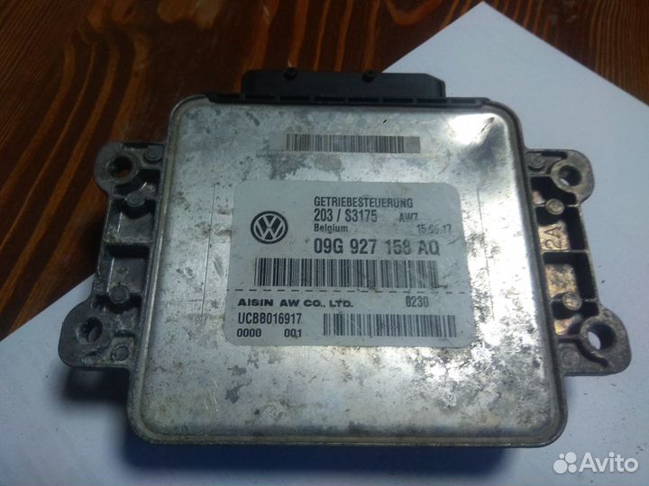 Блок управления АКПП VW Polo 5 09G927158 AQ