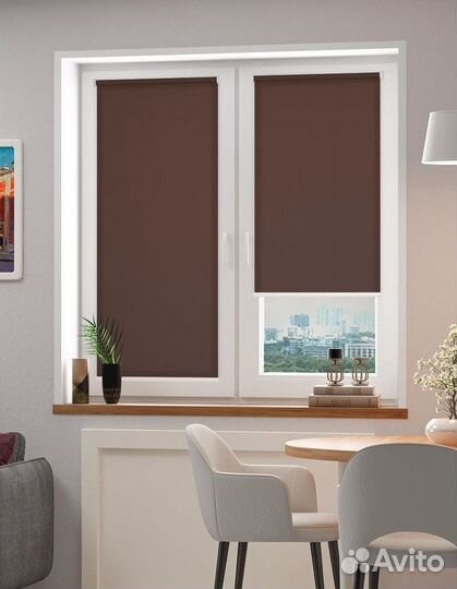 Рулонные шторы зебра