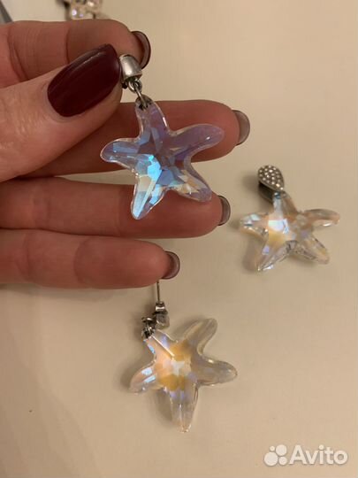 Серьги и подвеска Swarovski