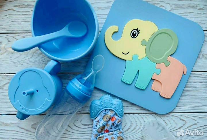 Детская посуда из силикона